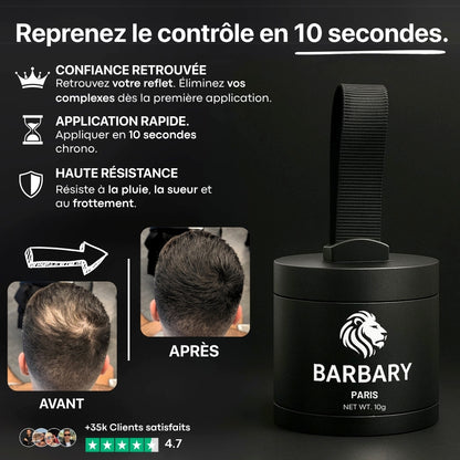 Barbary®Control : Camouflage capillaire