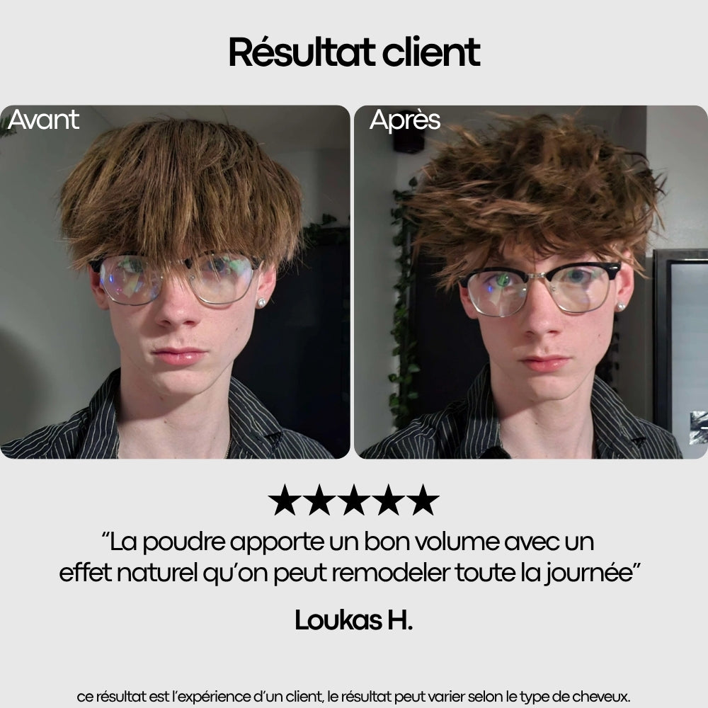 Poudre coiffante - texture & volume