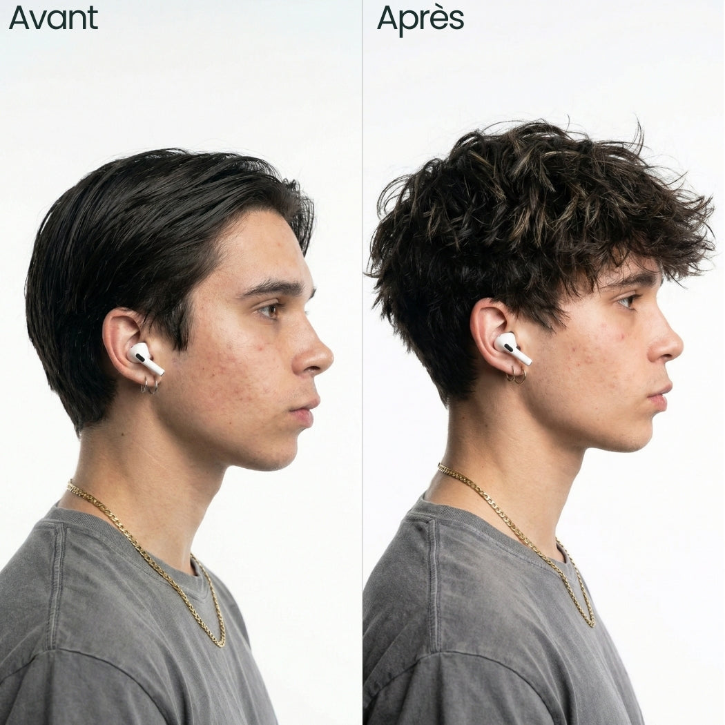 Cire cheveux, Barbary effet mate naturel